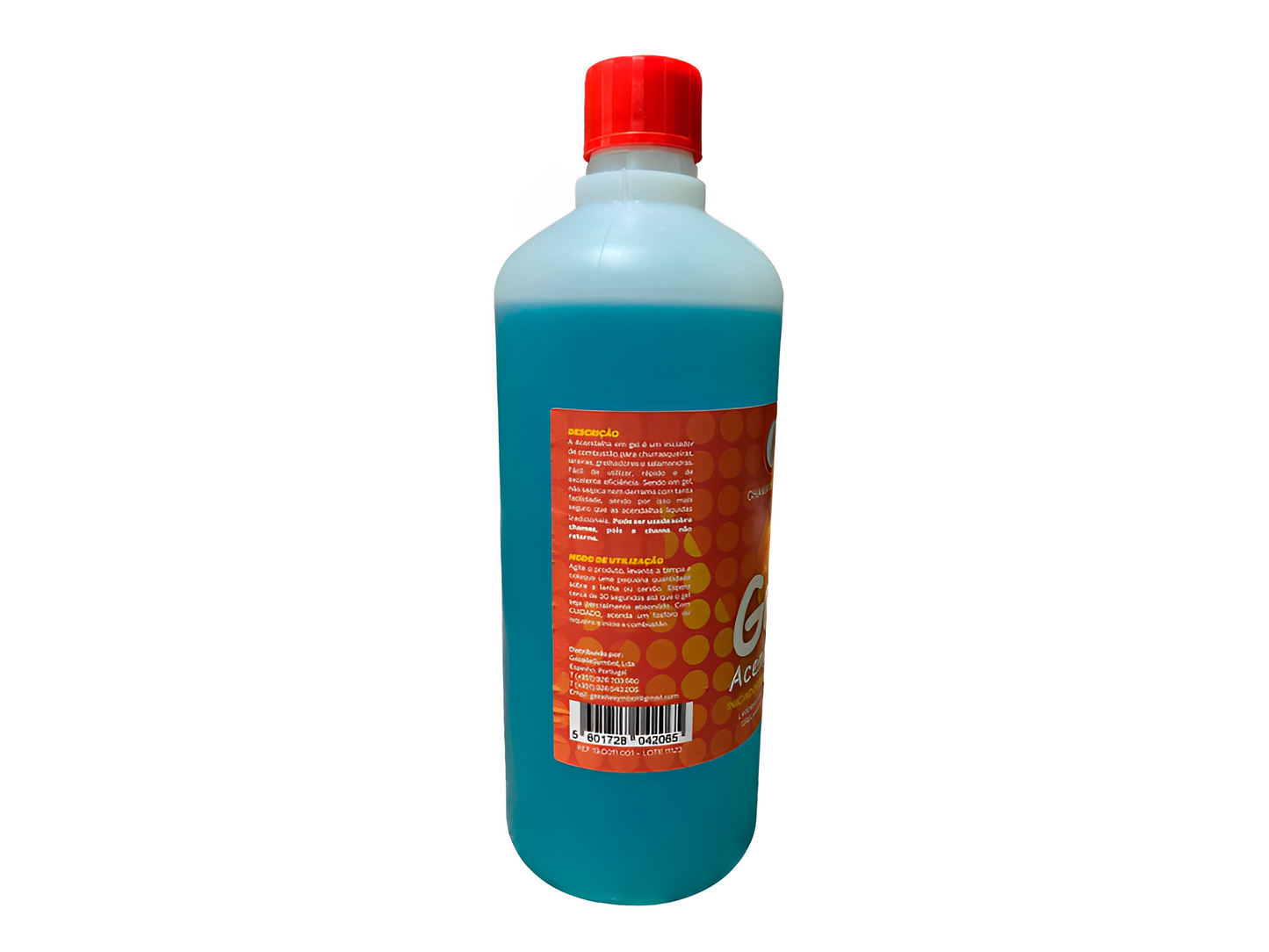 Gel Firelighter 1L Chama Vermelha