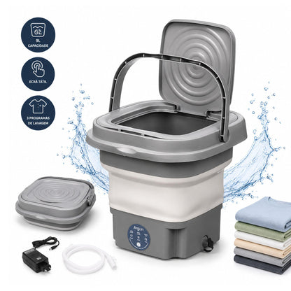 Máquina de Lavar Portátil Dobrável Argon 9L
