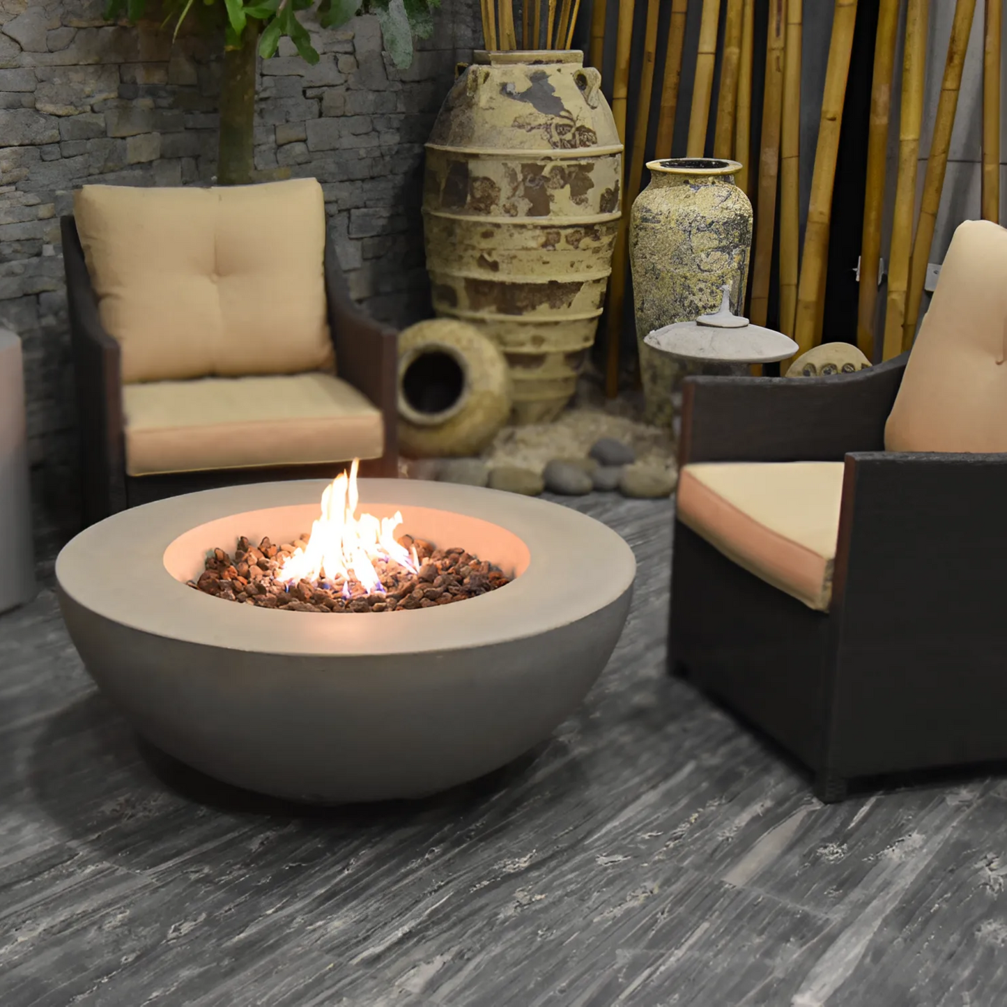 Lunar Bowl Gas Brazier