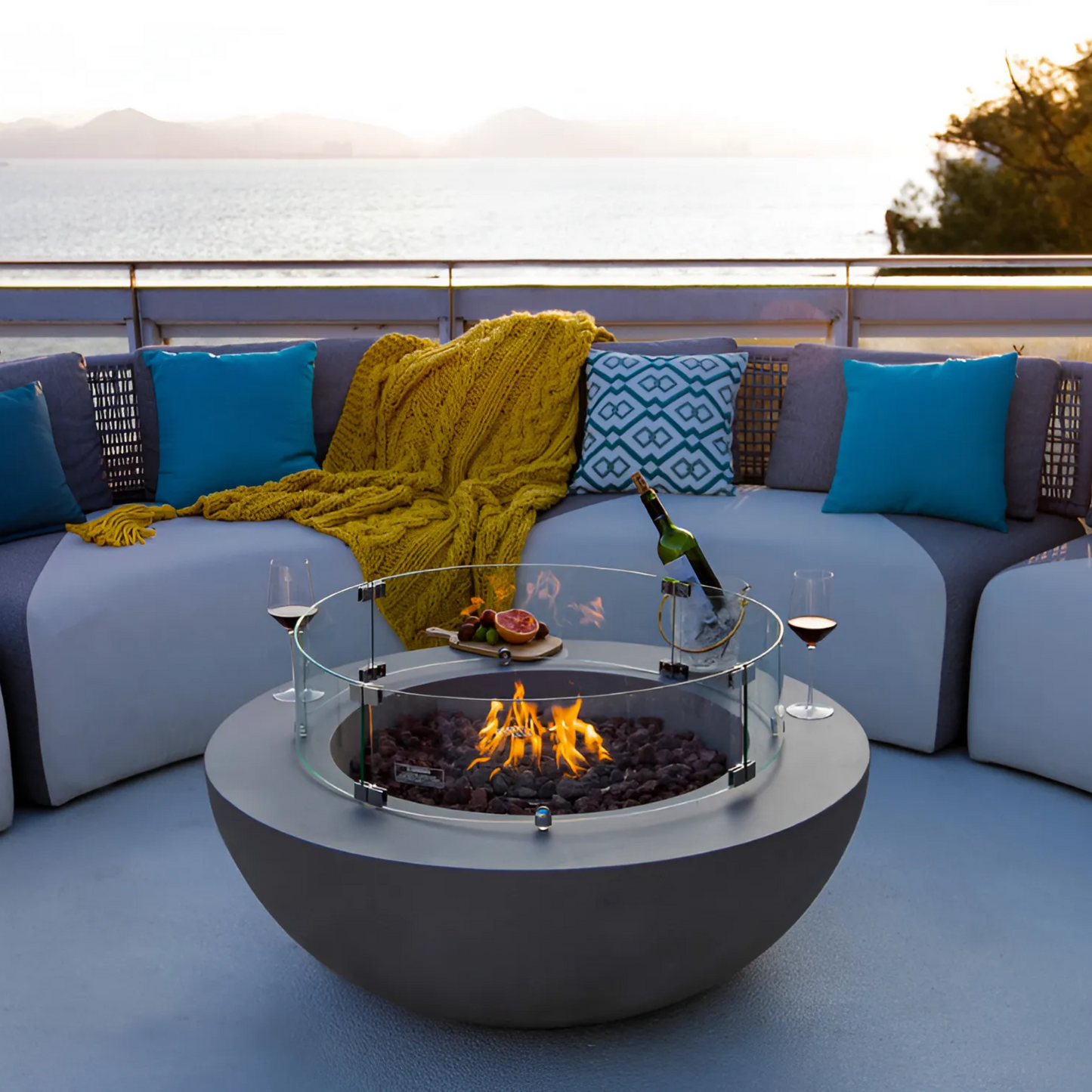 Lunar Bowl Gas Brazier