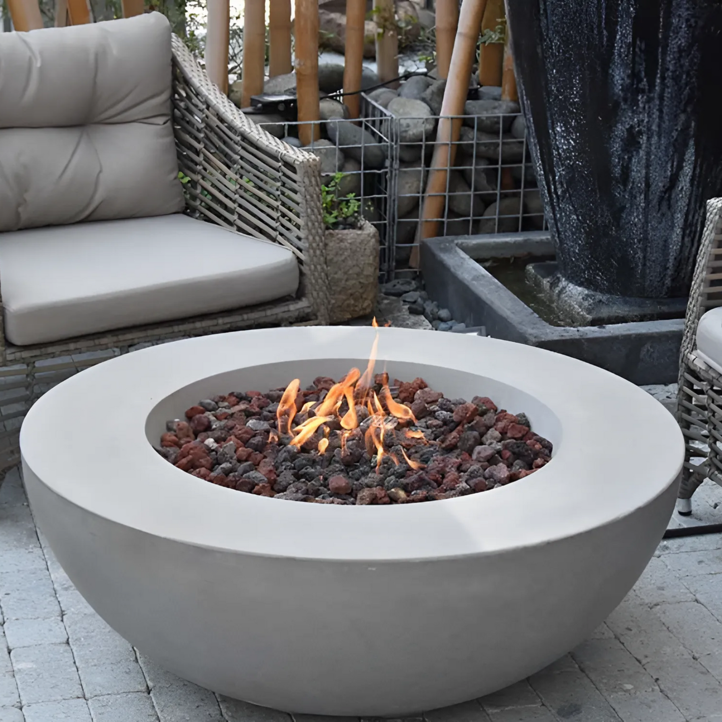 Lunar Bowl Gas Brazier