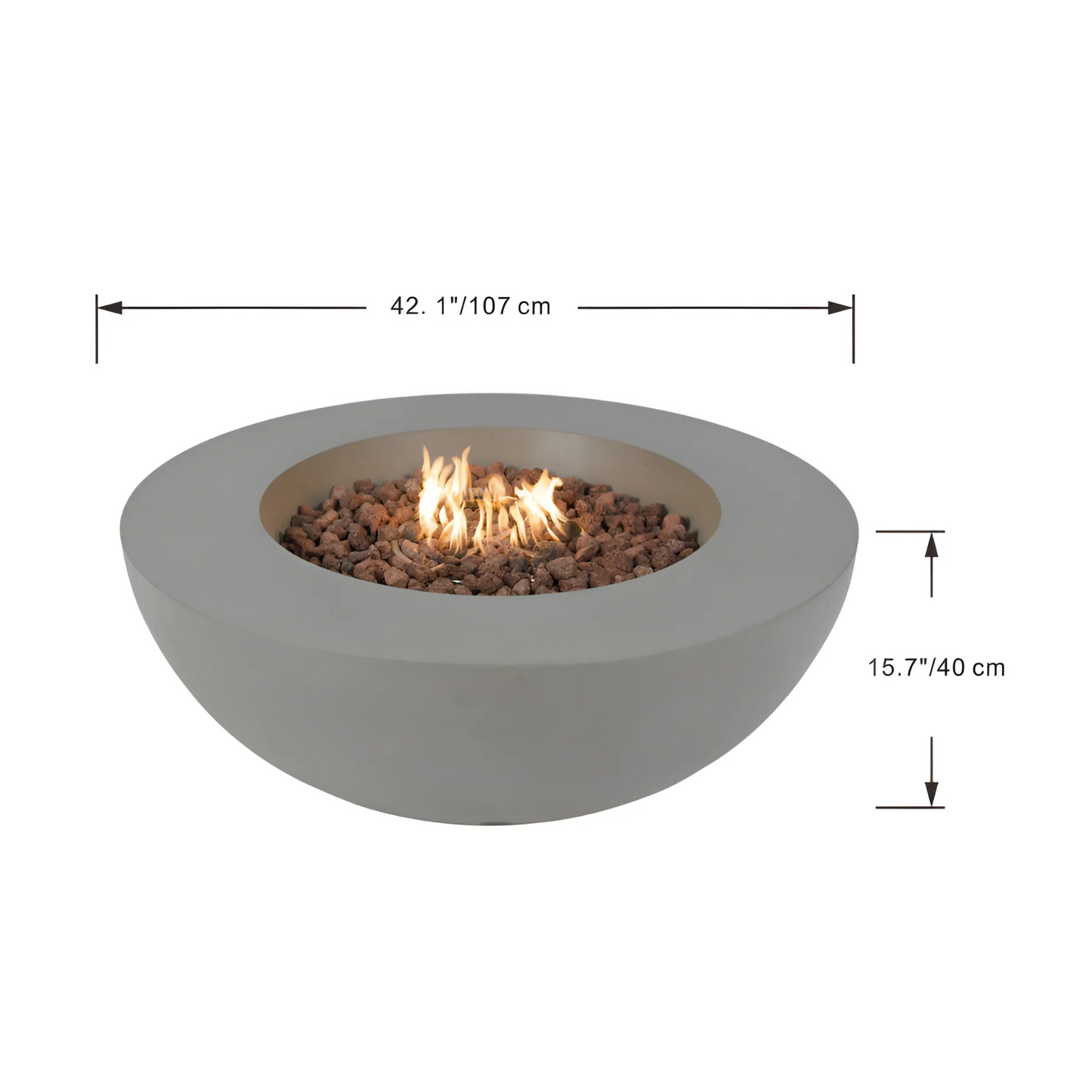 Lunar Bowl Gas Brazier