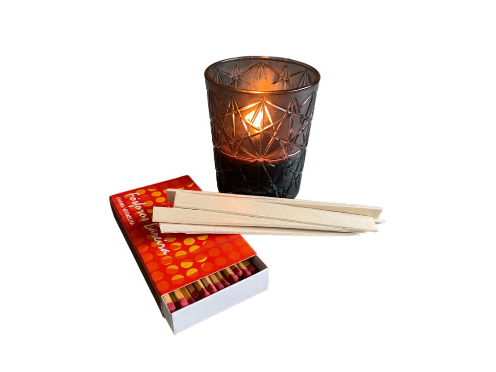 Pavio de Madeira para Velas