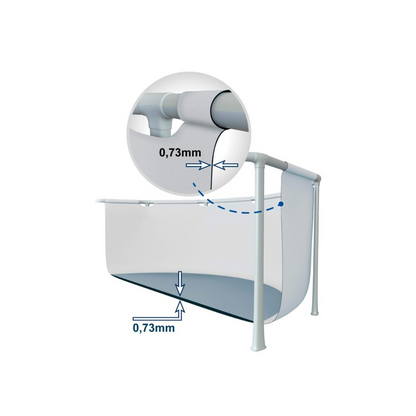 Piscina rectangular desmontable Ultra XTR Frame de 5 m con sistema de filtración
