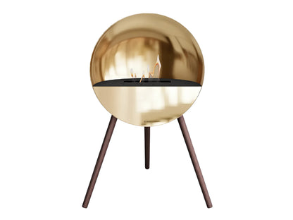 Lareira Bioetanol Eye Chromed Rose Gold