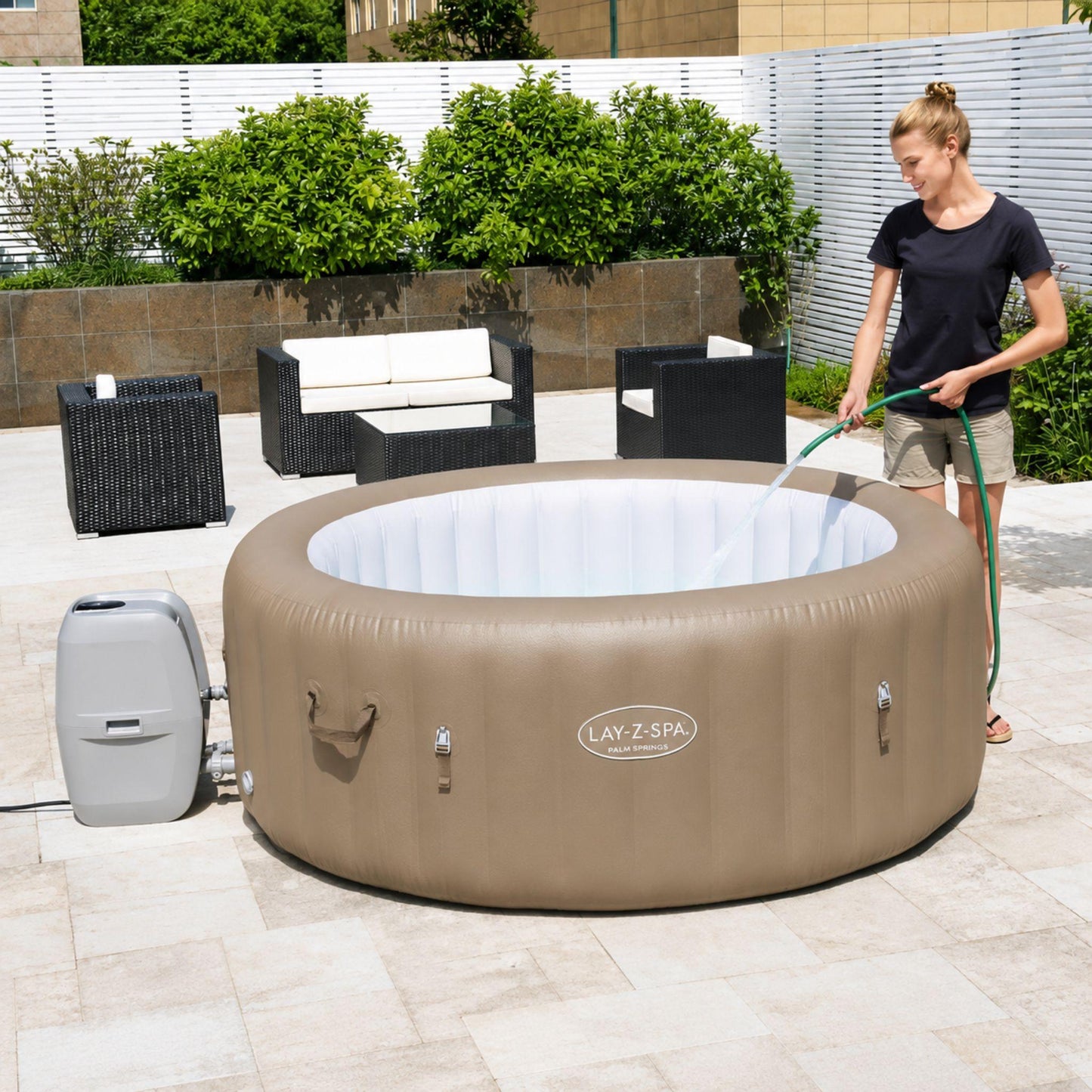 Spa de Hidromassagem Insuflável Lay-Z-Spa® Palm Springs AirJet™