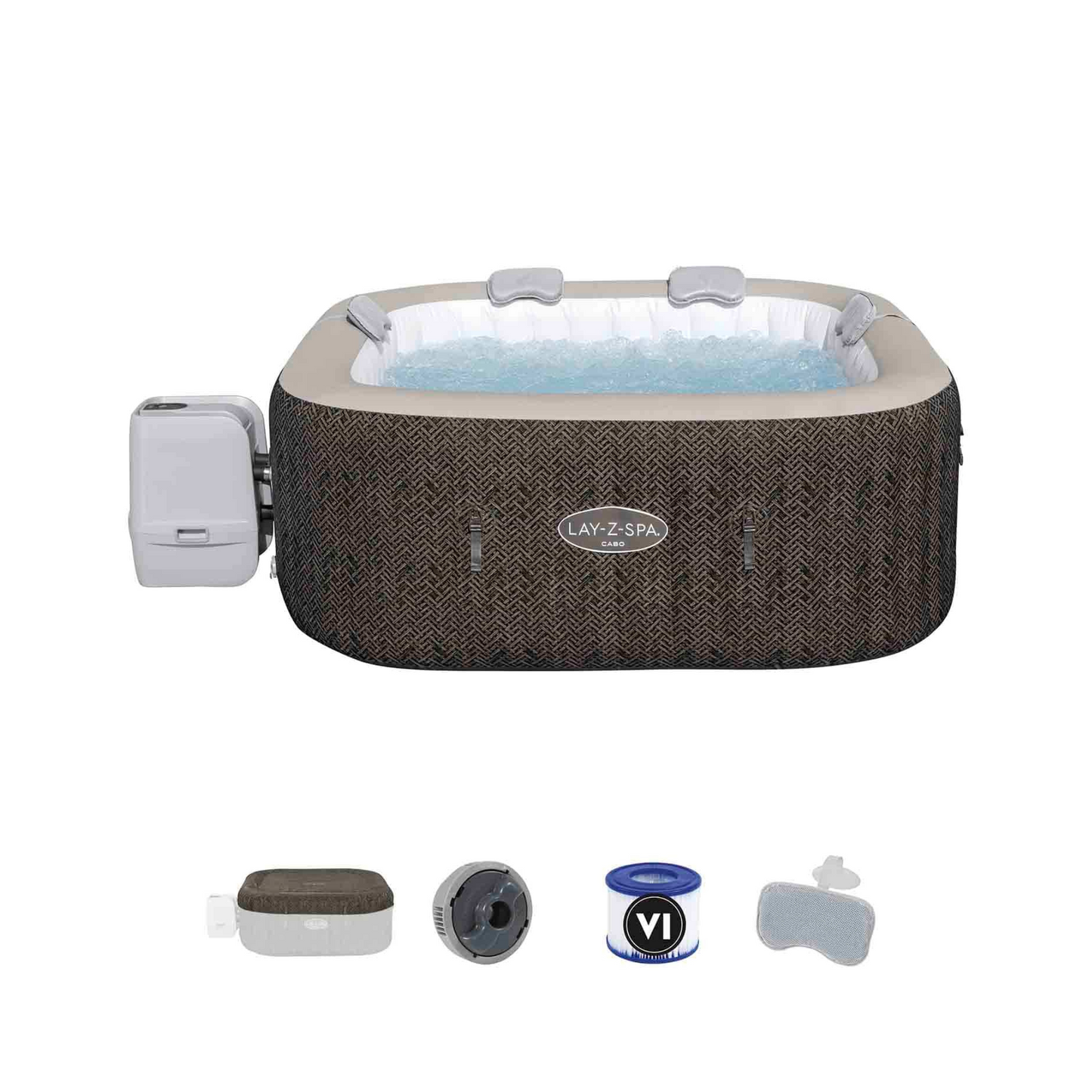 Spa de Hidromassagem Insuflável para 4-6 pessoas Lay-Z-Spa Cabo Smart Luxe HydroJet