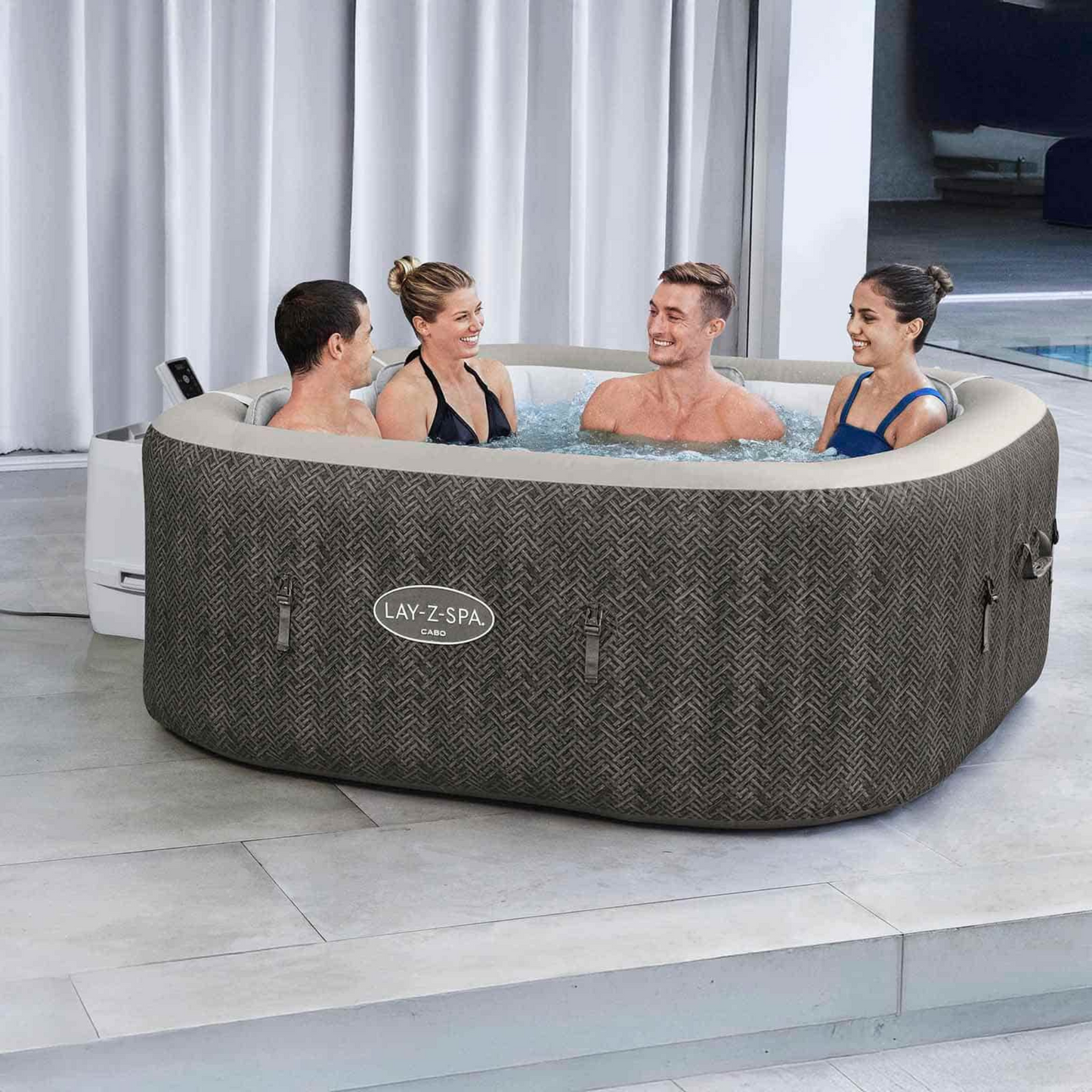 Spa de Hidromassagem Insuflável para 4-6 pessoas Lay-Z-Spa Cabo Smart Luxe HydroJet