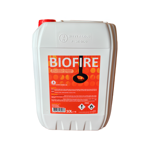 BIOFIRE Bioethanol - Fuel for Ecological Fireplaces 2L/10L Chama Vermelha