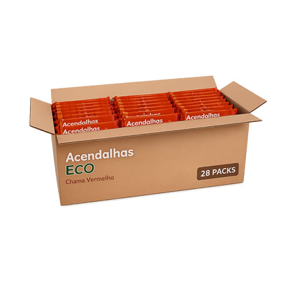 Pastillas de encendido ecológicas 32 cubos Chama Vermelha