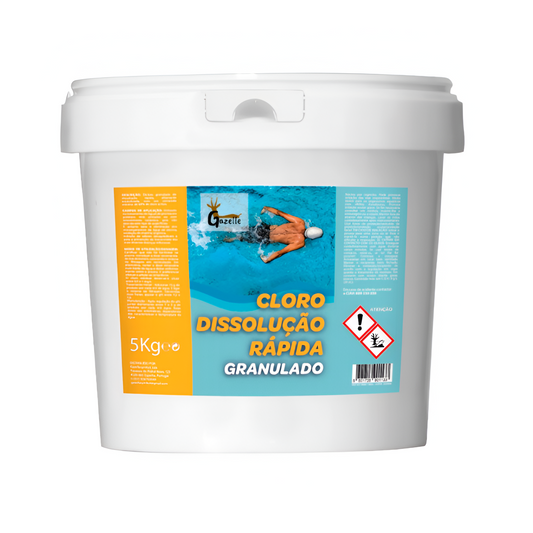 Cloro Granulare a Dissoluzione Rapida 60% per Piscine - 5Kg