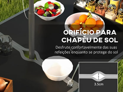 5 Piece Camping Set Folding Table