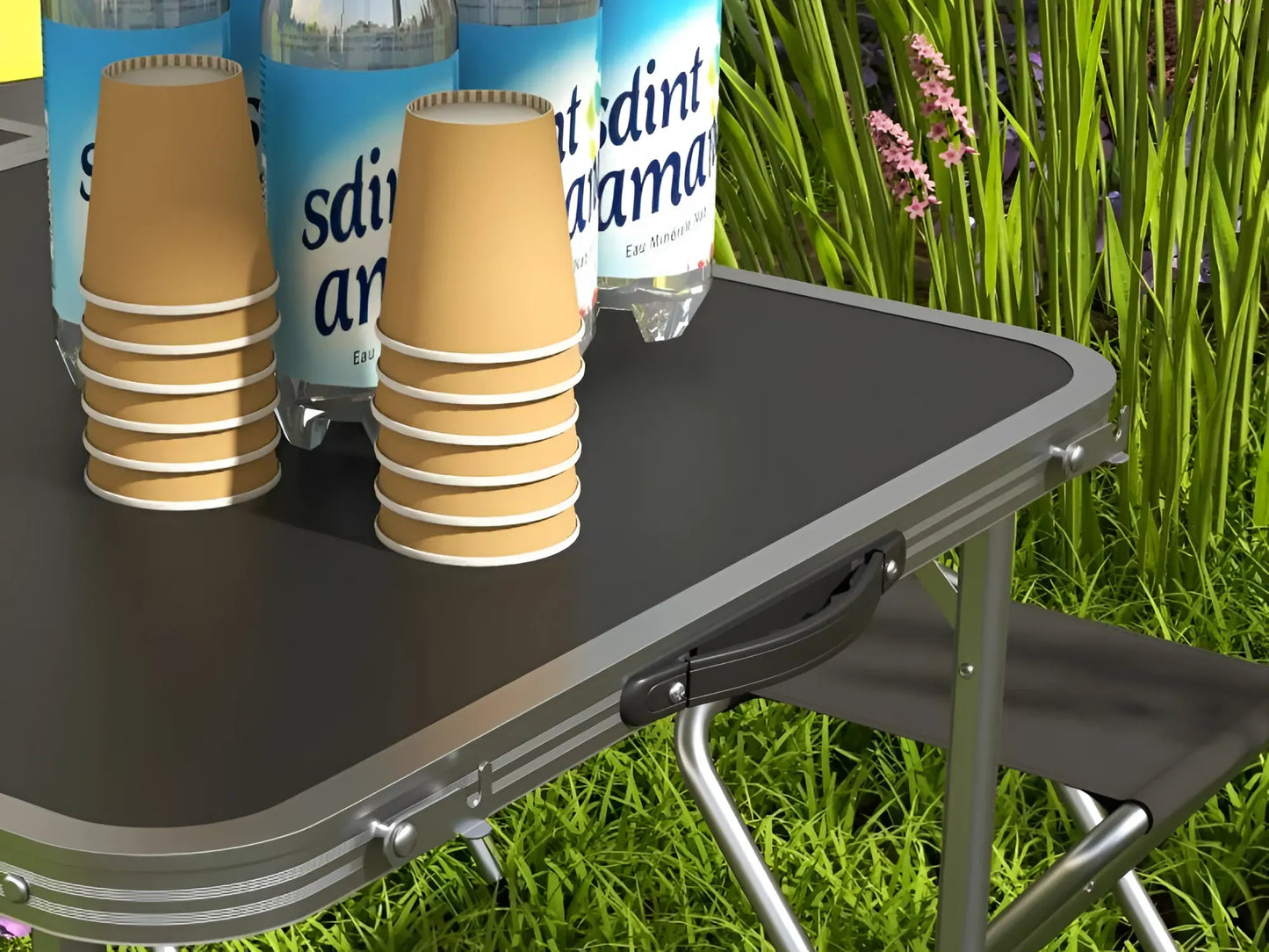 5 Piece Camping Set Folding Table