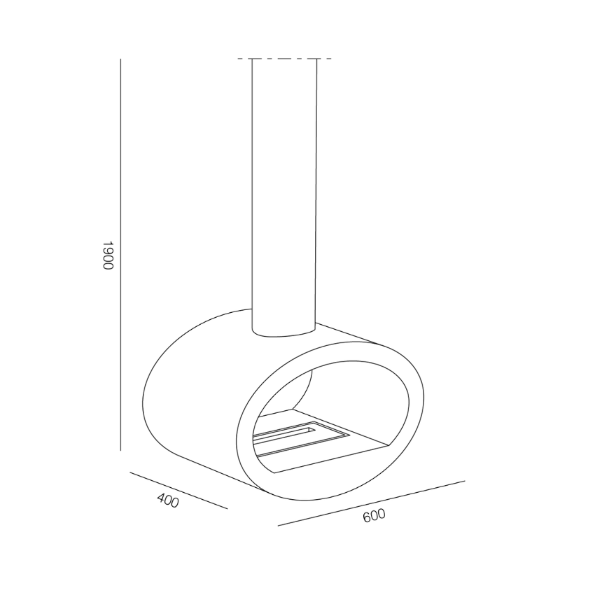 Cervinia Bioethanol Fireplace