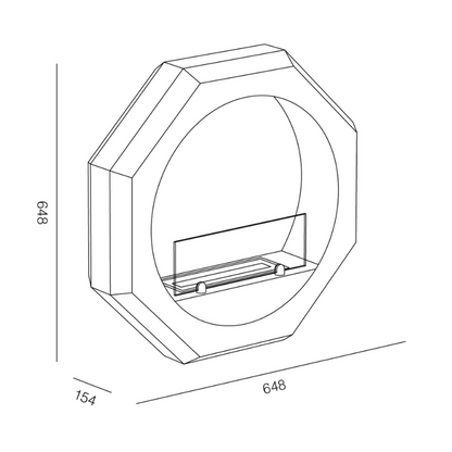 Palmanova Bioethanol Fireplace