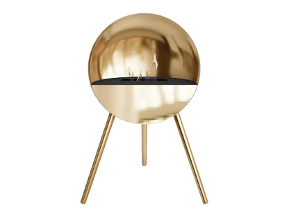 Lareira Bioetanol Eye Chromed Rose Gold