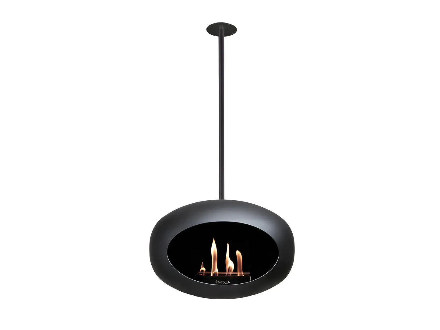 Sky Black Suspended Bioethanol Fireplace