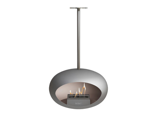 Sky Nickel Suspended Bioethanol Fireplace