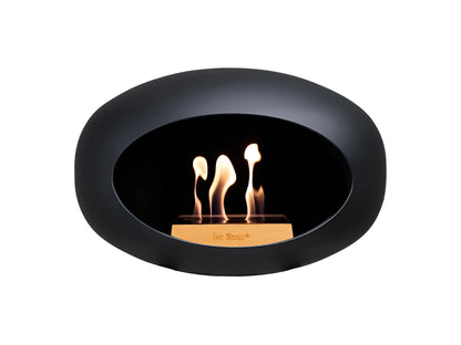 Bioethanol Wall Black Fireplace