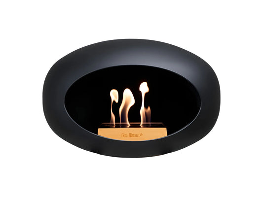 Bioethanol Wall Black Fireplace