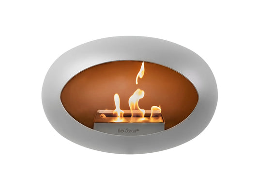 Wall Nickel Bioethanol Fireplace
