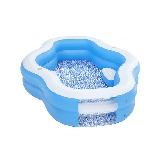 Piscina Familiar Insuflável Retangular SplashView Azul Bestway