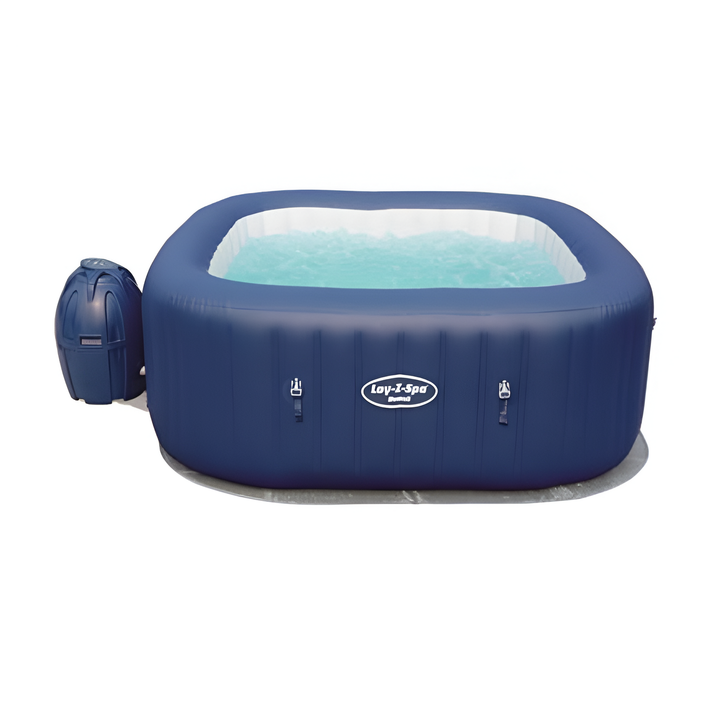 Spa gonflable à hydromassage avec structure en bois Palm Beach