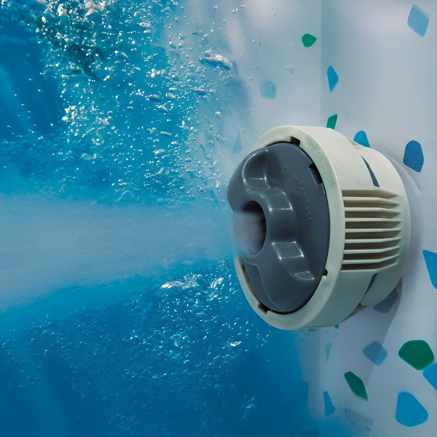 Spa gonflable à hydromassage avec structure en bois Palm Beach