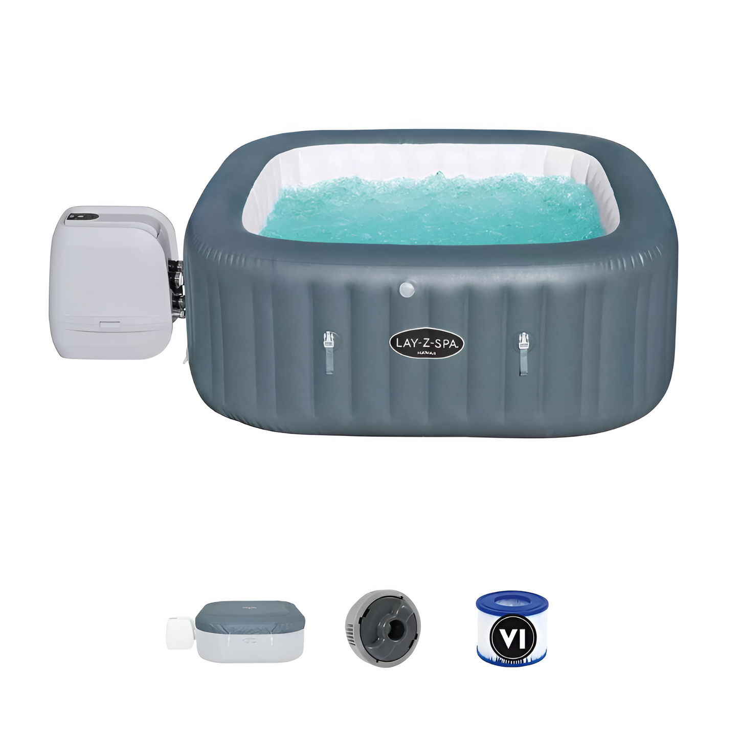 Spa de Hidromassagem Insuflável para 4-6 pessoas Lay-Z-Spa Hawaii HydroJet Pro