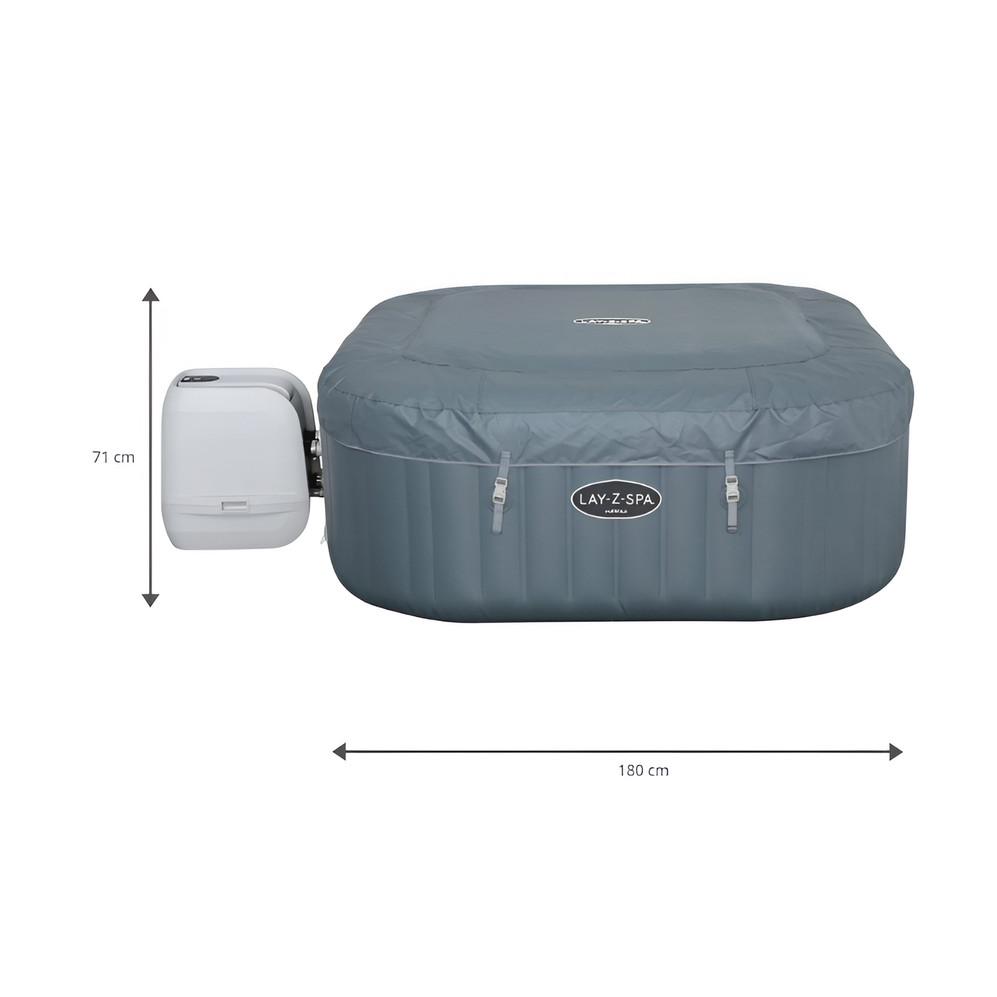 Spa de Hidromassagem Insuflável para 4-6 pessoas Lay-Z-Spa Hawaii HydroJet Pro