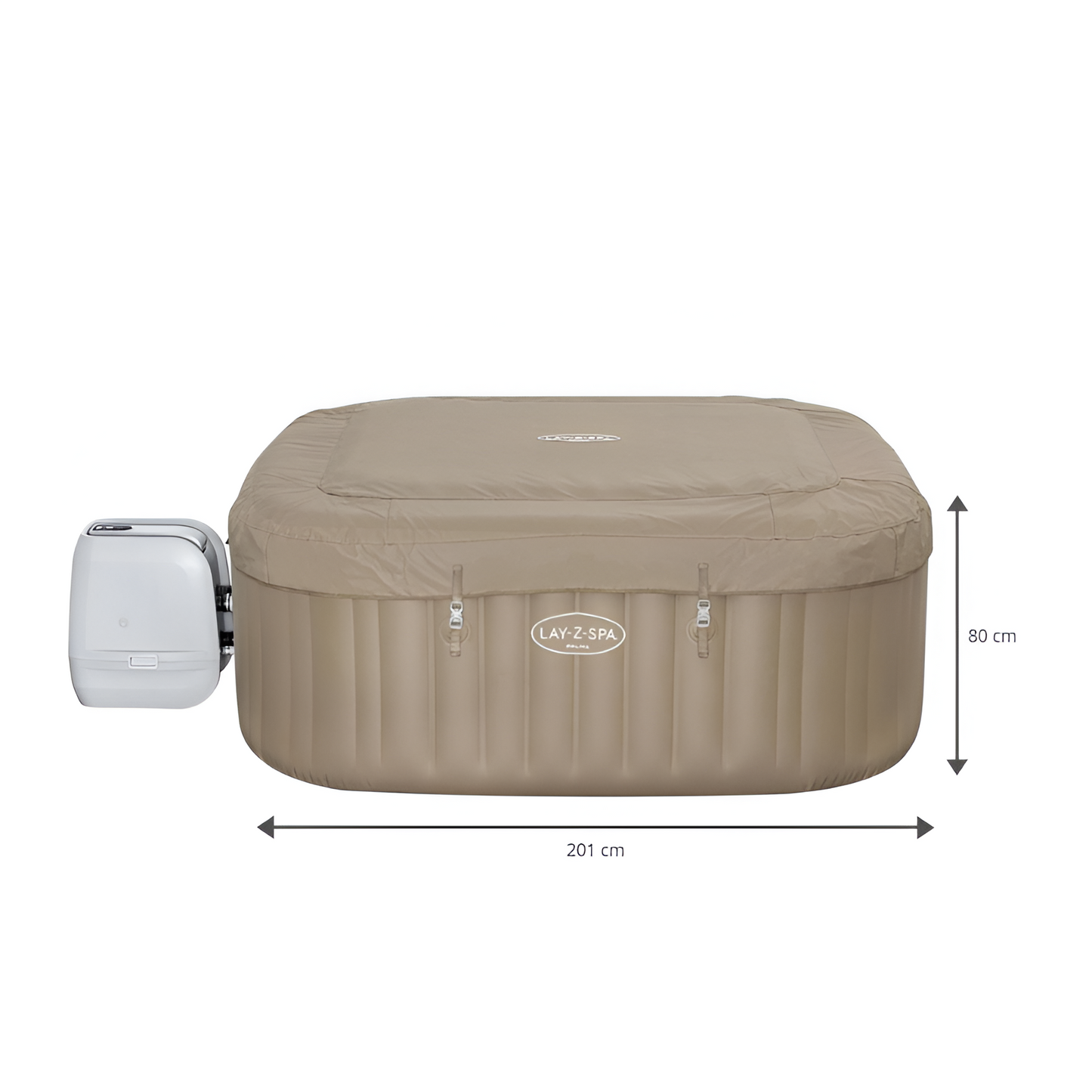 Spa de Hidromassagem Insuflável Lay-Z-Spa Palma HydroJet 5-7 Pessoas