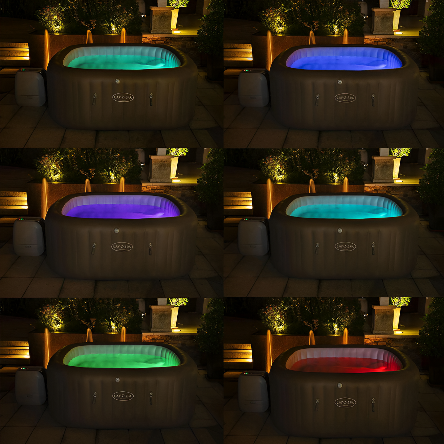 Spa de Hidromassagem Insuflável Lay-Z-Spa Palma HydroJet 5-7 Pessoas