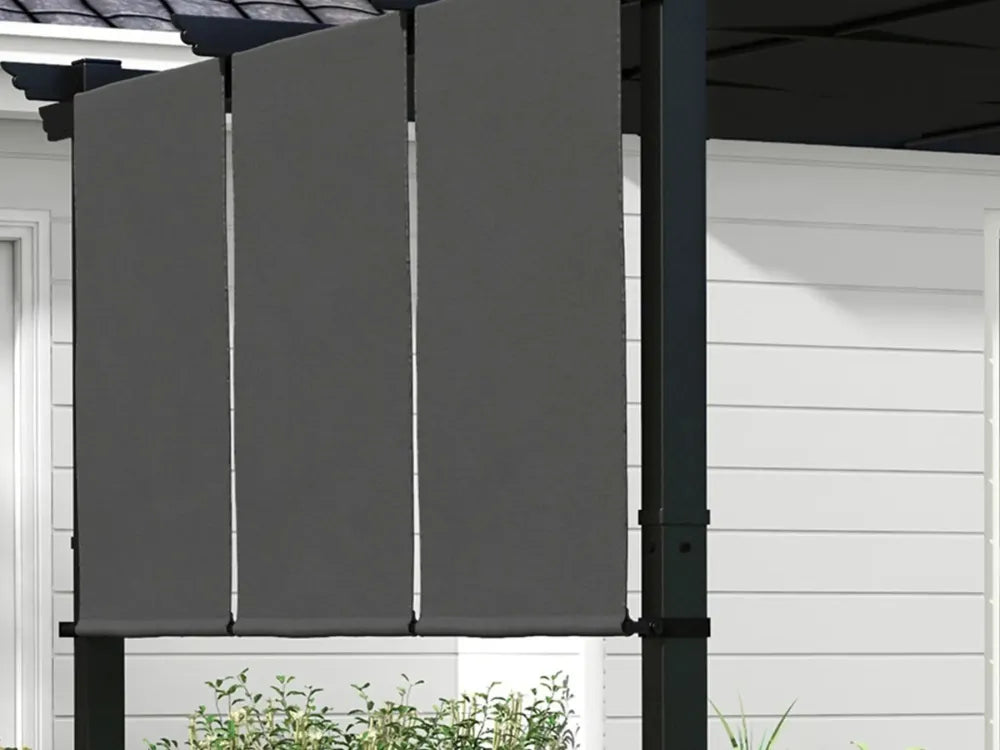 Pergola de Jardin 3x3m avec Toit Rétractable