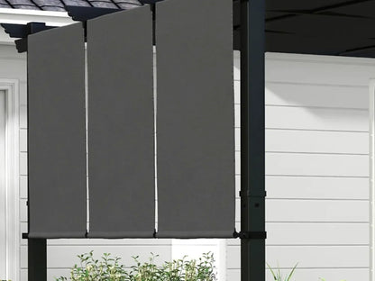 Pergola de Jardin 3x3m avec Toit Rétractable