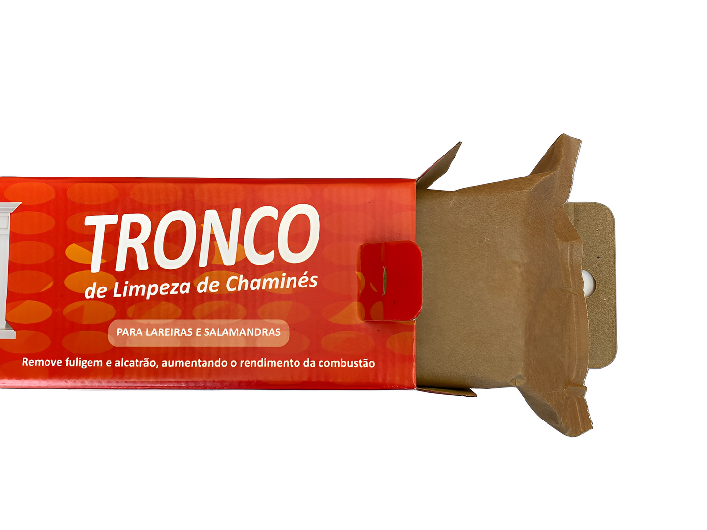 Tronco de Limpeza de Chaminés Chama Vermelha
